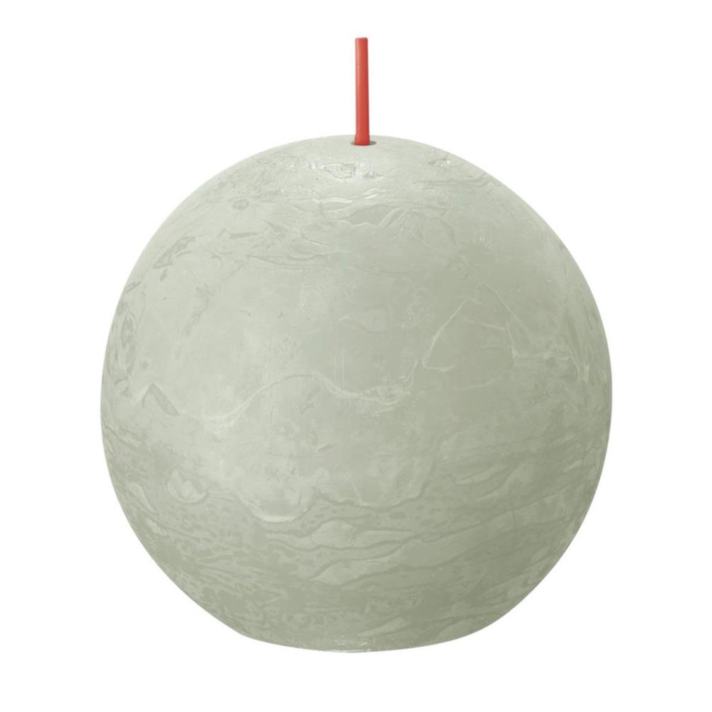 Bolsius Foggy Green Rustic Ball Candle 8cm £5.84
